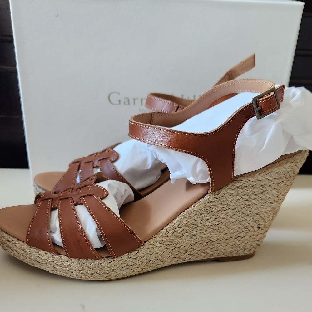 NWT Garnet Hill Platform Gladiator Sandals, Size 10